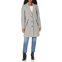 DKNY Women's Houndstooth Wool Blazer Jacket