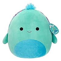 Squishmallows Original 12-Inch Cascade Teal Turtle with Tie-Dye Shell - Official Jazwares Plush (Pack of 1)