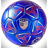 Western Star Soccer Ball American USA Size 3 & Size 4 & Size 5 - Official Match Weight - Youth & Adult Soccer Players - Attractive and Durable Designs