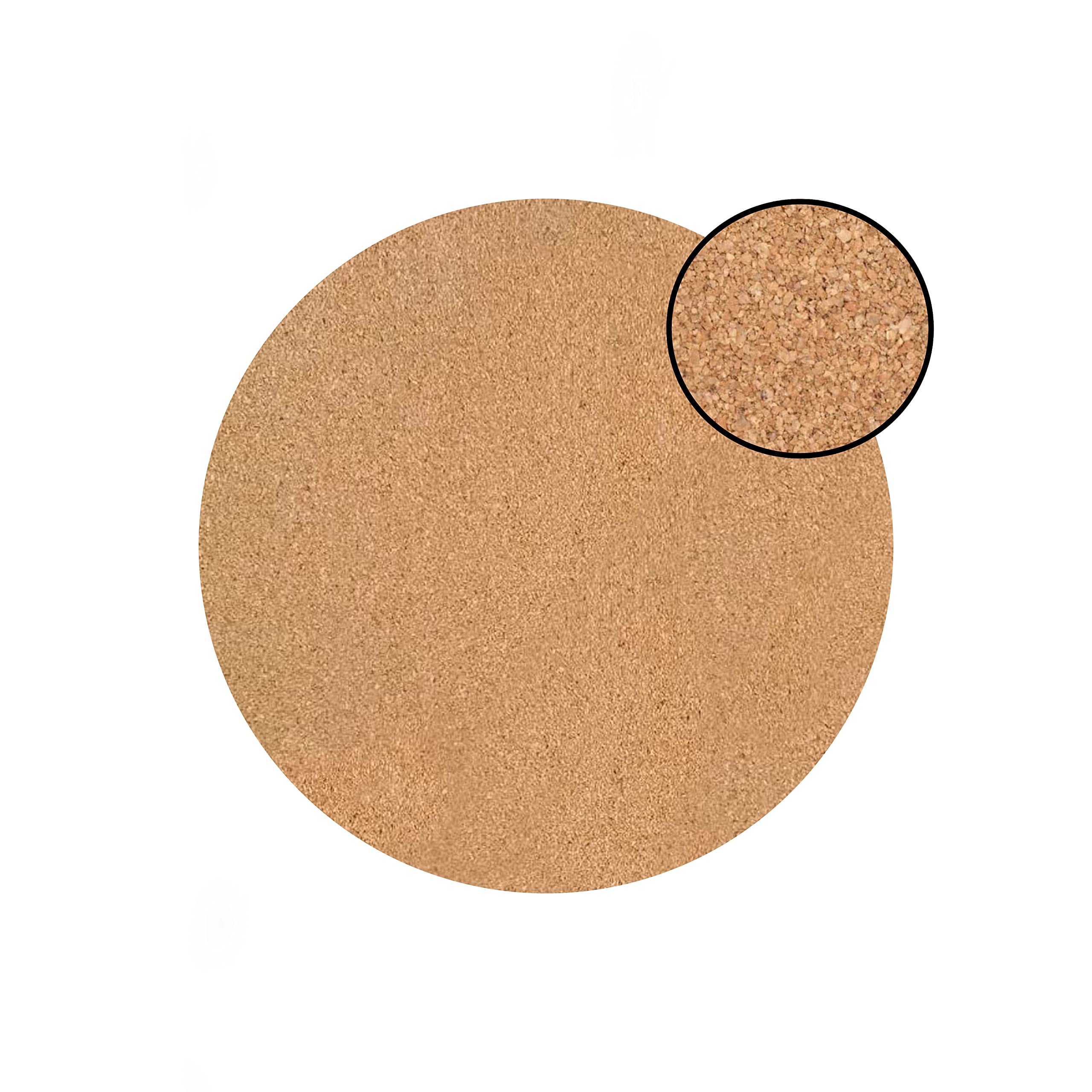 Dainty Home Marble Cork Place Mats Round Rose Gold 15