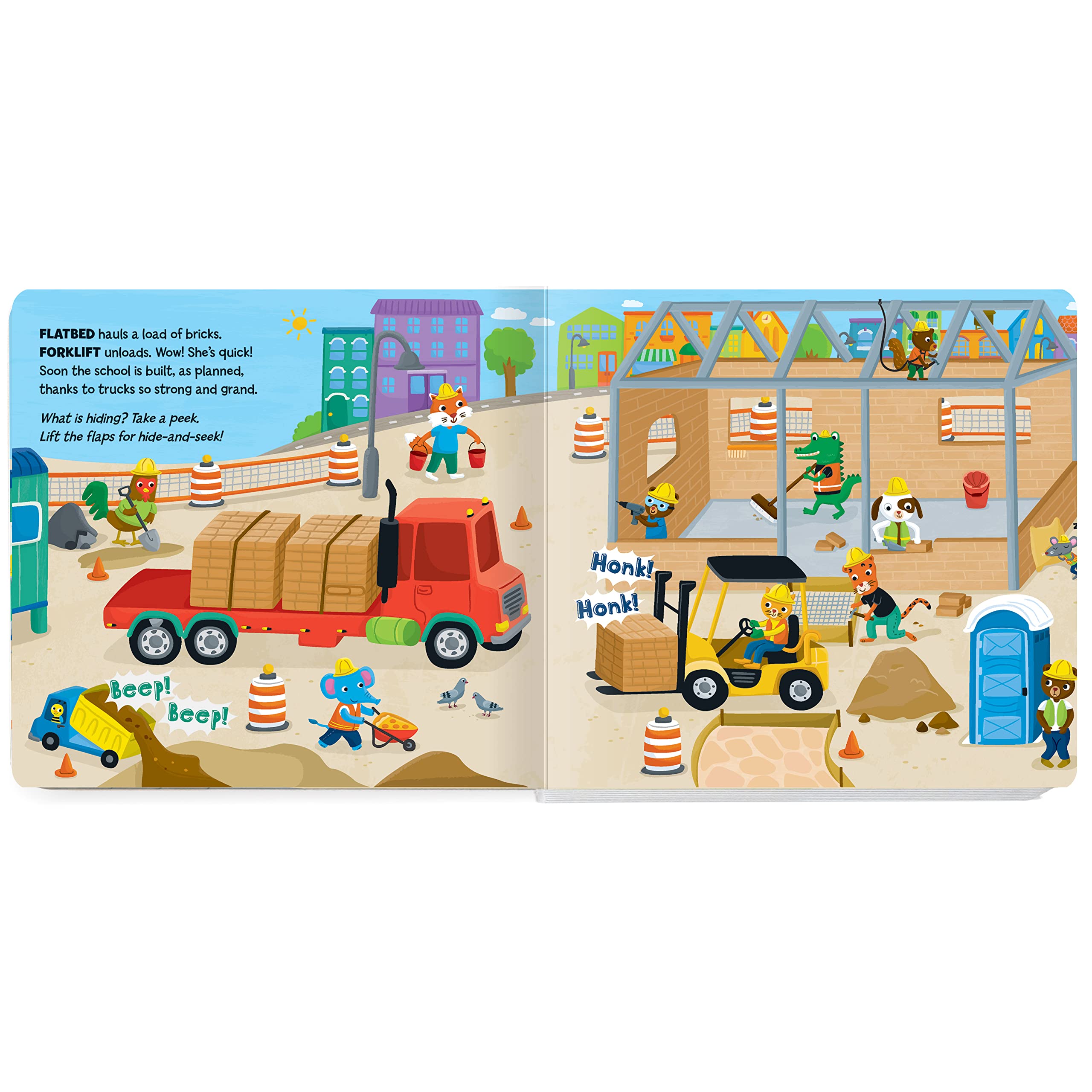 Hide-and-Seek at the Construction Site: A Hidden Pictures® Lift-the-Flap book (Highlights Lift-the-Flap Books)