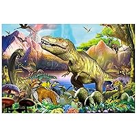 Dinosaur Puzzles for Kids, 100 Piece Jigsaw Puzzles for Kids Ages 4-8, Learning Educational Puzzle Toys for Toddlers Boys Girls 4 5 6 7 8 Years Old