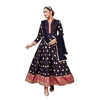 Indian Kurti for Womens Dupatta | Art Silk Woven Kurta Kurtis Tunic For Women