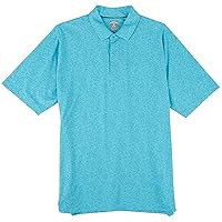 Callaway Mens Chevron Eco Stretch Short Sleeve Polo Shirt Medium Blue