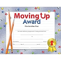 Hayes Moving Up Award Certificate, 8.5