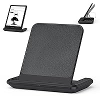 Wireless Charger Compatible with Kindle Paperwhite Signature Edition and Samsung Wireless Phone, Foldable Wireless Charging Station Dock for Wireless Device (Not for Other KindIes)