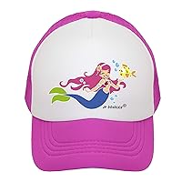 Beach Surf and Sand Kid Hat -Mermaid Baby Hats -Shark Infant Hats -Baby Sun Trucker Hat- Toddler Snapback Hats