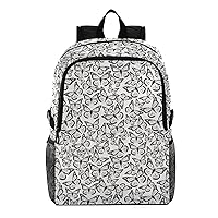 ALAZA Butterflies Packable Backpack Travel Hiking Daypack