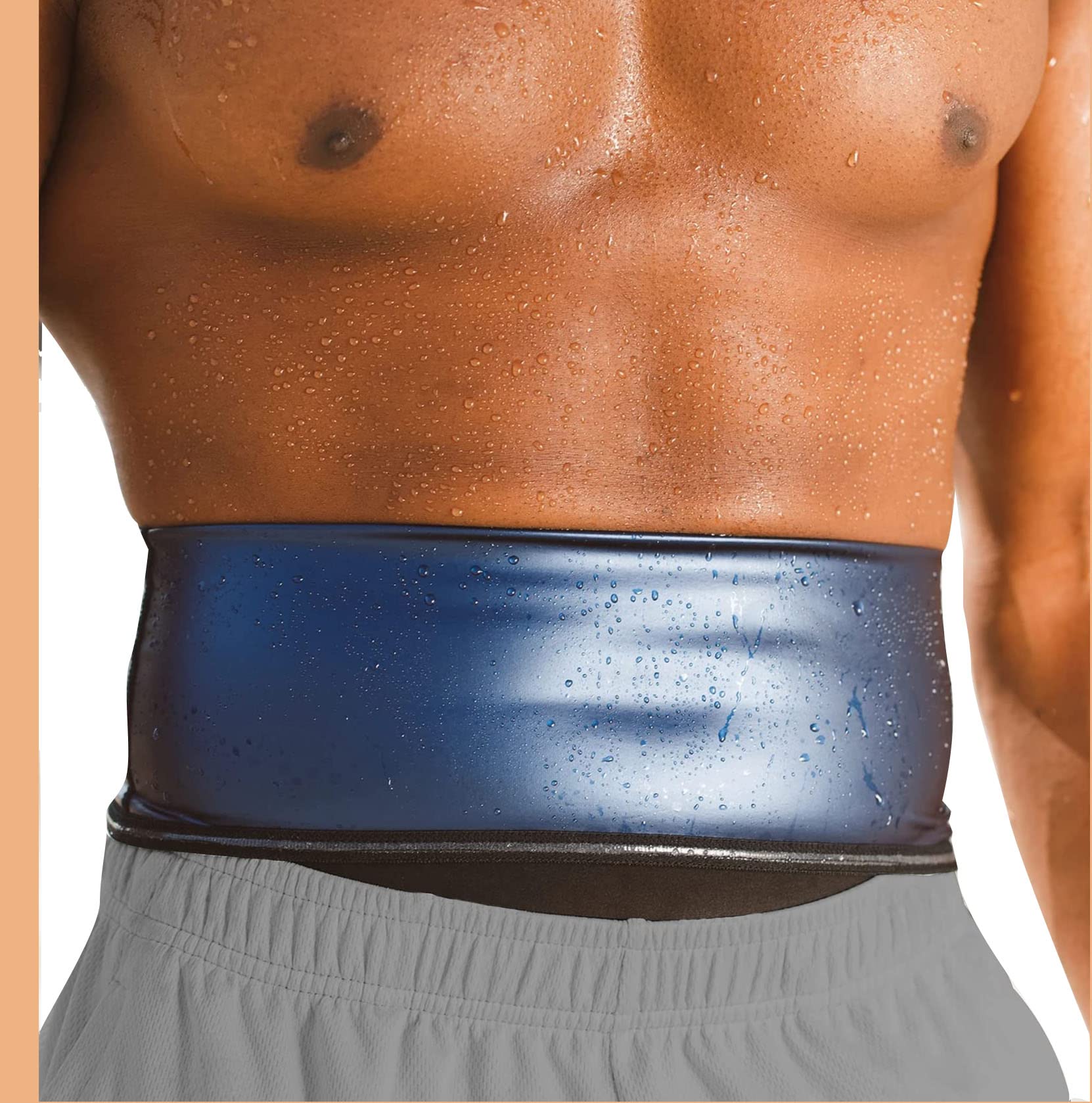Mua baxobaso Premium Waist Trainer Sweat Slimmer Wrap for Men Sauna Belt  Workout Slim Body Wrap for Stomach trên Amazon Mỹ chính hãng 2023 | Fado