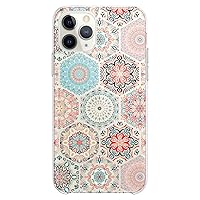 TPU Case Compatible with iPhone 15 14 13 12 11 Pro Max Plus Mini Xs Xr X 8+ 7 6 5 SE Arabian Mandala Pattern Clear Print Green Slim fit Red Colored Design White Flexible Silicone Yellow Cute