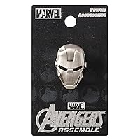Marvel Iron Man Head Pewter Lapel Pin
