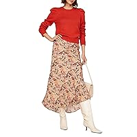 RTR Design Collective Red Puff Sleeve Sweater
