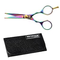 Japanese Mustache Scissors, Beard Trimming Scissors, Eyebrow Hair Cutting Scissors - 4.5