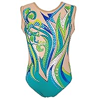 Gymnastics Competition Green Women's Athletic Clothing Artistic Gymnastics Clothing girl