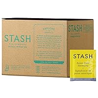 Stash Tea Asian Pear Harmony Green Tea - Caffeinated, Non-GMO Project Verified Premium Tea with No Artificial Ingredients, 100 Count (BULK PACKAGING)