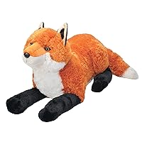 Wild Republic Jumbo Fox Plush, Giant Stuffed Animal, Plush Toy, Gifts for Kids, 30