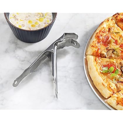New Star Foodservice 50479 Deep Pizza Tray Pan Gripper Holder, 8