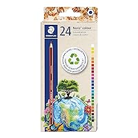 STAEDTLER Colored Pencils, Premium Quality Extruded Coloring Pencils with Break-Resistant Lead, Box of 24