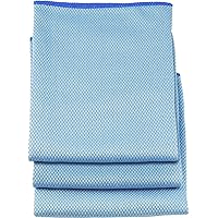 Unger Professional Large Professional-Grade Microfiber Cloth Towels, 18