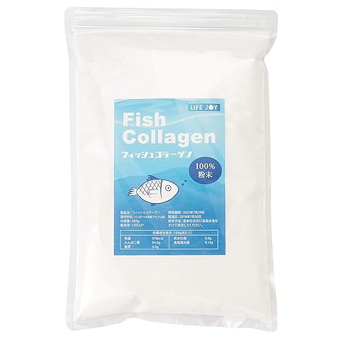 Low Molecular Fish Collagen, 100% Powder, 14.1 oz (400 g), Low Odor Type, Domestic Processed Product