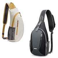 G4Free Small Chest Bag Sling Backpack + RFID Sling Crossbody Shoulder Backpack Men Women Hiking Outdoor