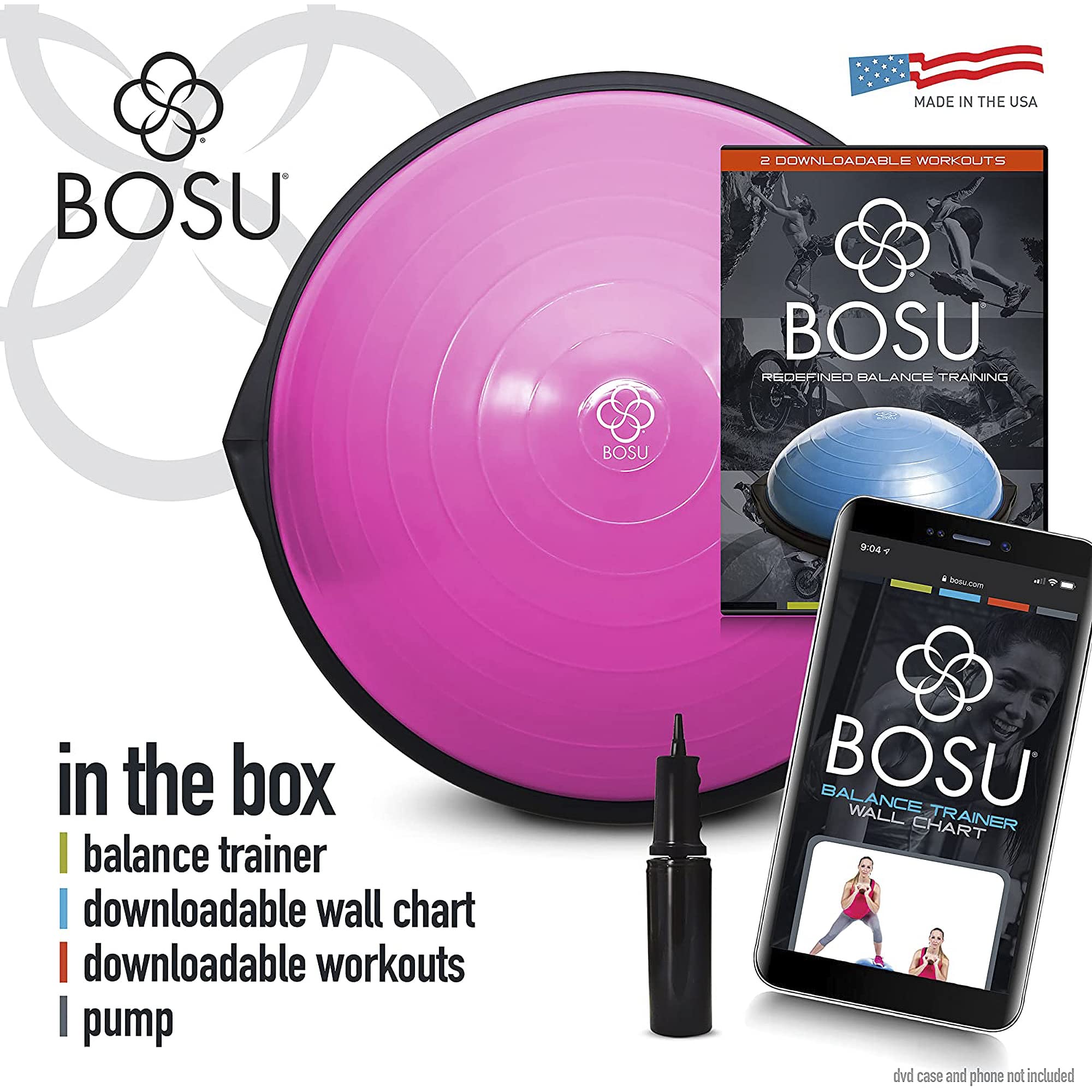 Bosu Home Gym Equipment The Original Balance Trainer 26 Inch Diameter