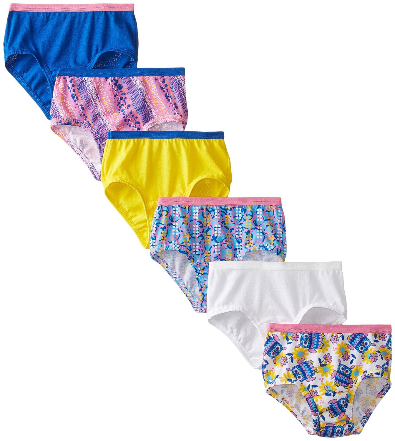 Fruit of the Loom Girl's Eversoft Brief Underwear (6 Pack)