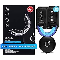 Teeth Whitening Kit with LED Light, Wireless, 5 Minute Treatment, Gentle on Sensitive Teeth, Helps Remove Stains from Coffee, Smoking, Wine, Soda