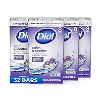 Complete Antibacterial Deodorant Bar Soap, Lavender & Twilight Jasmine Scent, 4 oz, 8 Bars (Pack of 4)