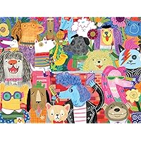 Buffalo Games - Dog Crowd - 750 Piece Jigsaw Puzzle for Adults Challenging Puzzle Perfect for Game Nights - 750 Piece Finished Size is 24.00 x 18.00