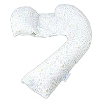 Pregnancy Support & Feeding Pillow - Grey/Green (Dispatched from UK)