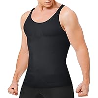 Compression Shirt for Men Body Shaper Tank Top Sleeveless Slimming Undershirt Shapewear Tummy Control Vest