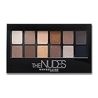 The Nudes Eyeshadow Palette Makeup, 12 Pigmented Matte & Shimmer Shades, Blendable Powder, 1 Count