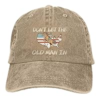 Womens Ball Cap Don't Let The Old Man in Sports Hats for Mens Fashion Hat Quick Dry Old Man Athletic Hat