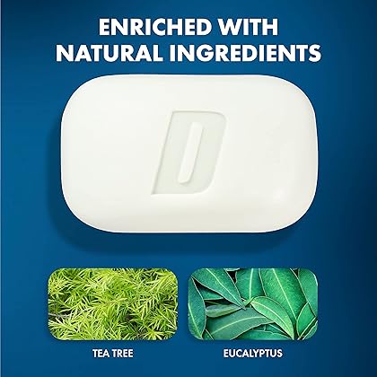 Defense Soap 2pk All Natural Tea Tree Bar Soap for Men | Made by Wrestlers with Tea Tree Oil & Eucalyptus Oil to Defend Against Fungus and Promote Healthy Skin