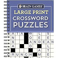 Brain Games - Large Print Crossword Puzzles (Purple) Brain Games - Large Print Crossword Puzzles (Purple) Spiral-bound