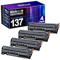 E-Z Ink (TM Compatible Toner Cartridge Replacement for Canon 137 CRG 137 CRG137 9435B001AA to use with ImageClass D570 MF236n MF216N MF227dw MF247dw MF212w MF217w MF244dw Printer (Black, 4 Pack)