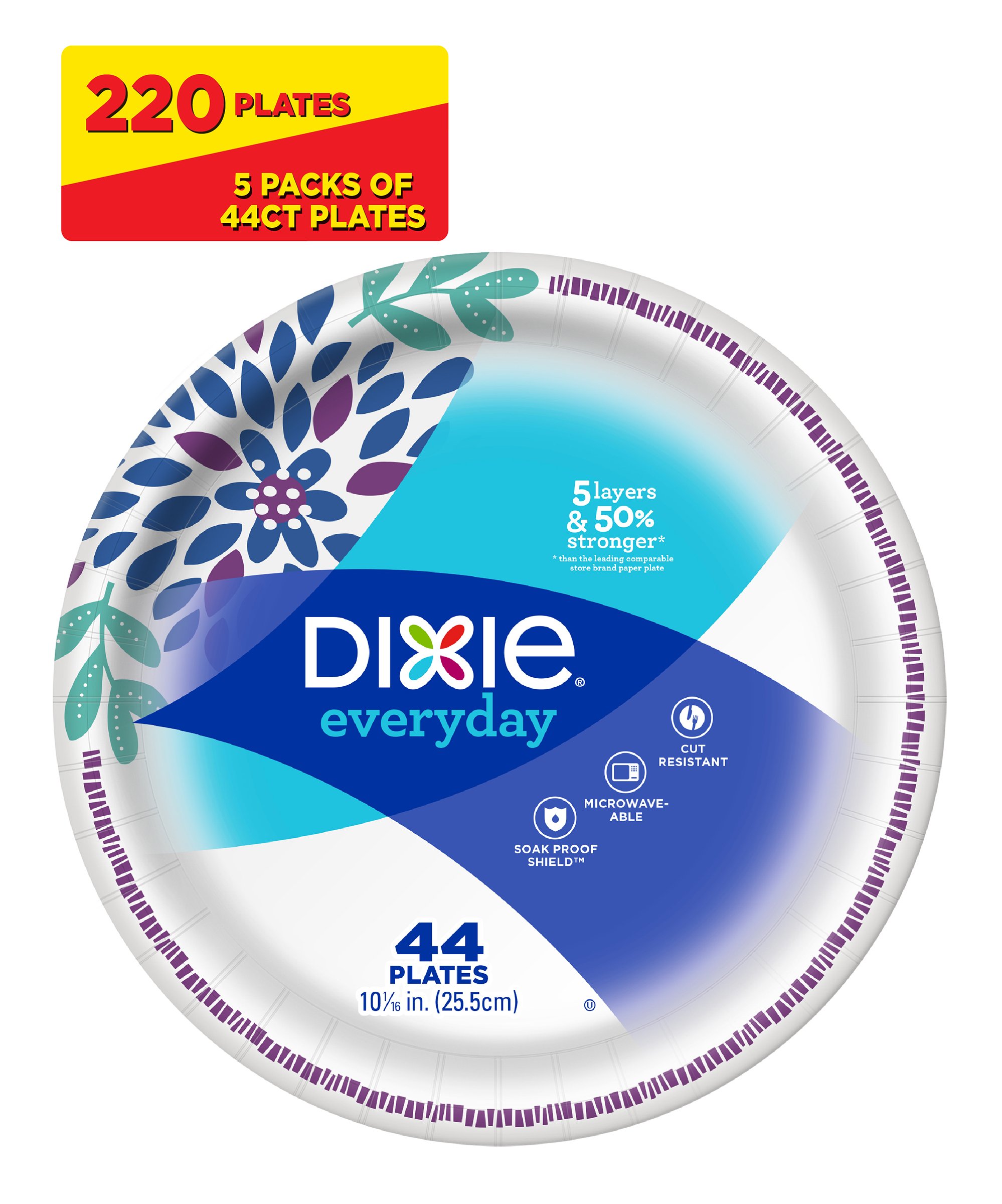 Dixie Everyday Paper Plates, 10 1/16