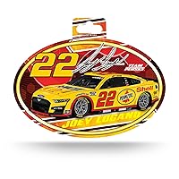 Rico Industries NASCAR Joey Logano #22 PENZOIL Full Color Oval Sticker Colored Oval Sticker 4 x 6