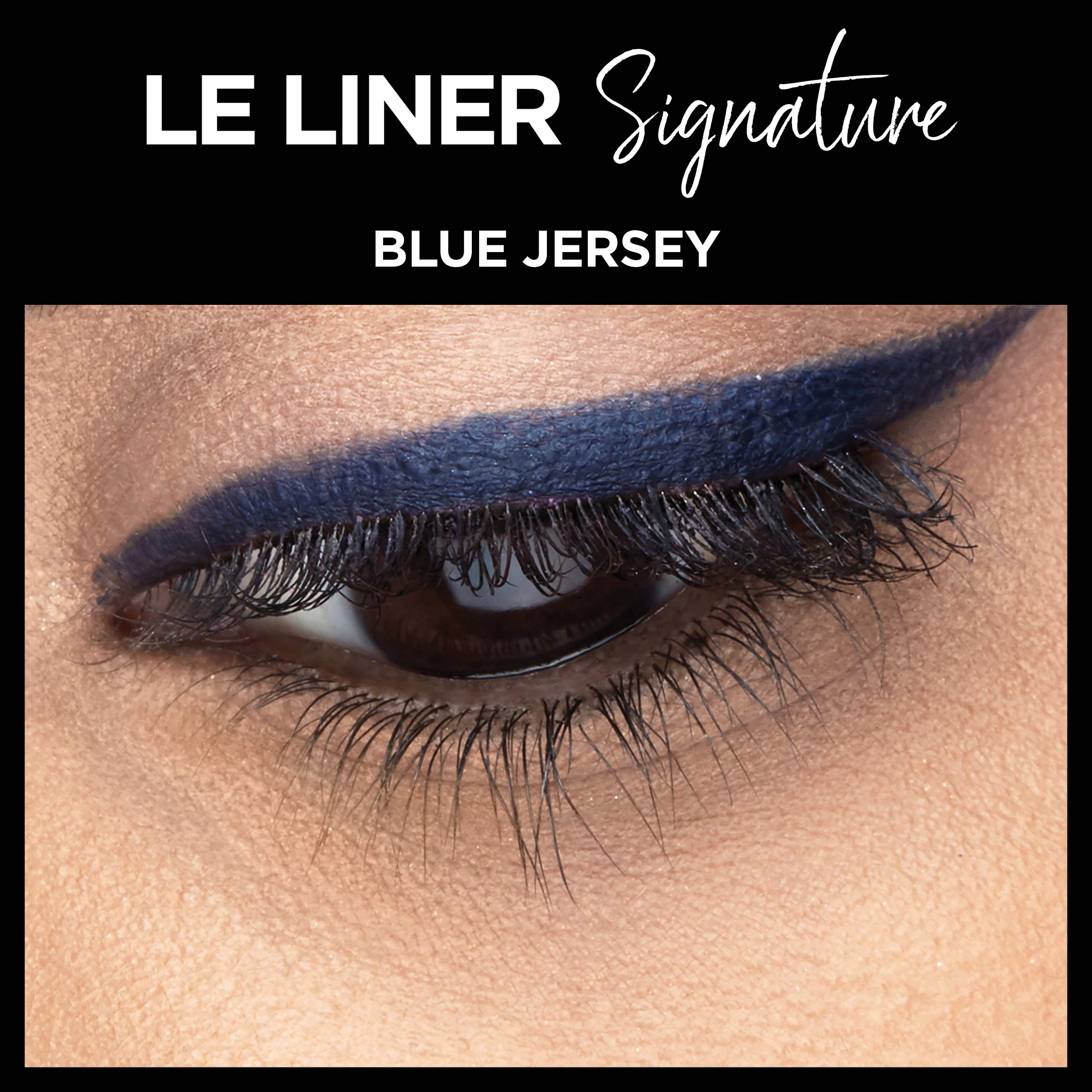 L'Oreal Paris Makeup Le Liner Signature Mechanical Eyeliner, Easy-Glide, Smudge Resistant, Bold Color, Long Lasting, Waterproof Eyeliner, Blue Jersey, 0.011 oz., 1 count