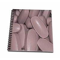 3dRose db_50778_1 Prenatal Vitamins Drawing Book, 8 by 8-Inch