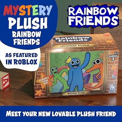  UCC Distributing Rainbow Friends Complete Set of 5, Includes  Orange, Red Scientist, Green, Blue, & Blue Smilin Friend : Toys & Games