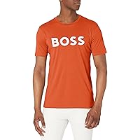 BOSS Men's Big Logo Cotton Jersey T Shirt