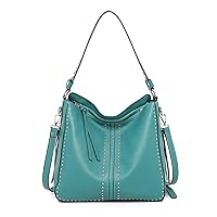 Montana West Hobo Handbag for Women Large Concealed Carry Purses and Handbags with Studdeds and Crossbody Strap