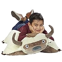 Pillow Pets 30” Jumboz Appa Stuffed Animal, Nickelodeon Avatar: The Last Airbender Plush Toy, white