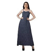 Summer Outfit Women Rayon All Over Printed Plus Size Party Dresses