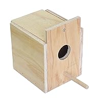 YML Assembled Wooden Nest Box for Outside Mount, Small