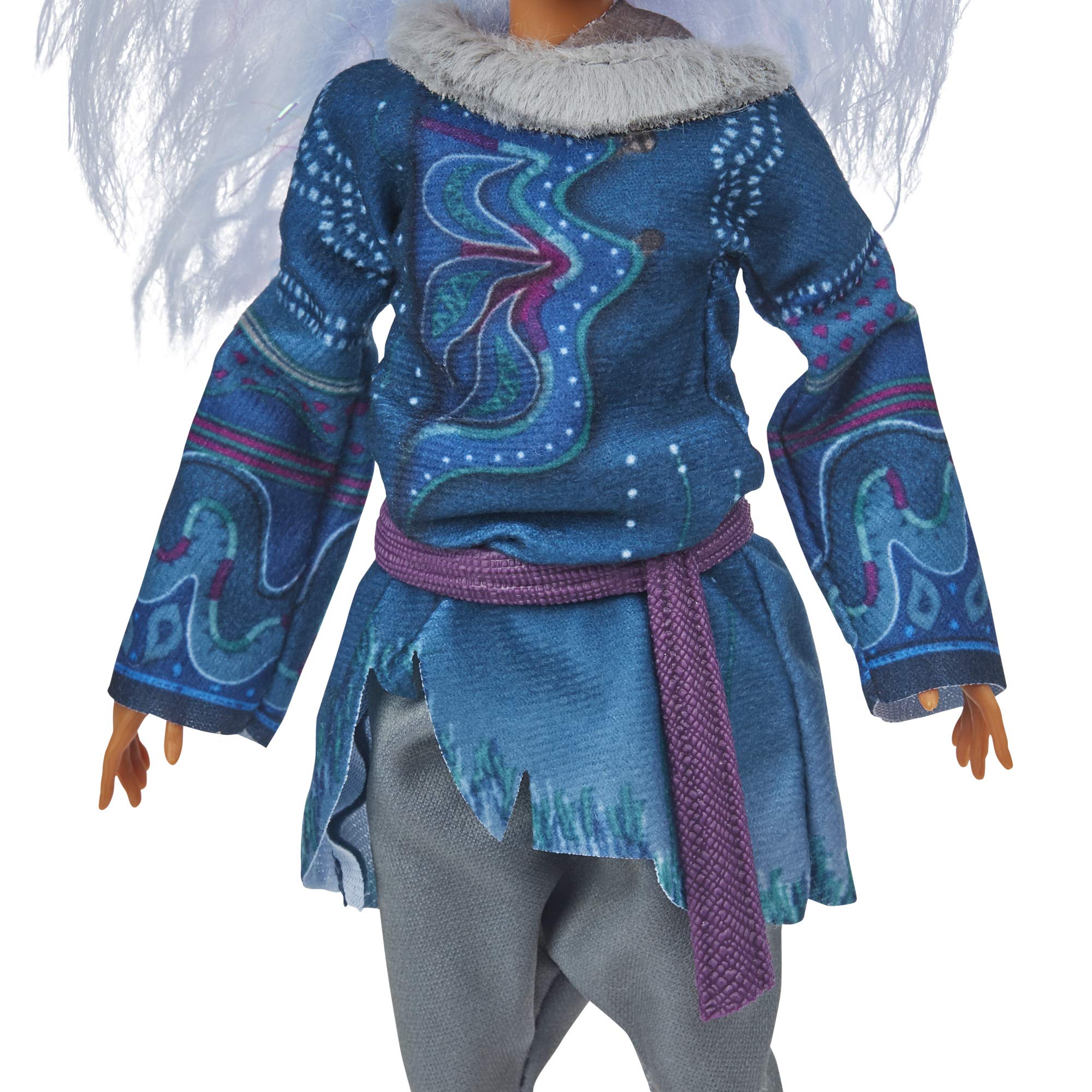 Disney Sisu Human Fashion Doll with Lavender Hair and Movie-Inspired Clothes Inspired by Disney's Raya and The Last Dragon Movie, Toy for 3 Year Old Kids and Up