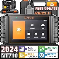 FOXWELL NT710 Fit for GM Chevrolet Buick GMC Cadillac Car Scanner Diagnostic Tool, Bi-Directional Scan Tool with Full System Diagnosis All Resets Vehicle Code Reader, Crank Sensor Relearn OBD2 Scanner