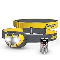 Energizer LED Headlamp Pro360, Extra Headband Included, IPX4 Water Resistant Headlamps, High-Performance Head Light for Outdoors, Camping, Running, Storm, Batteries Included